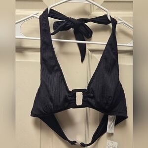 NWT Cupshe Black Bikini Top (No Bottoms), Medium